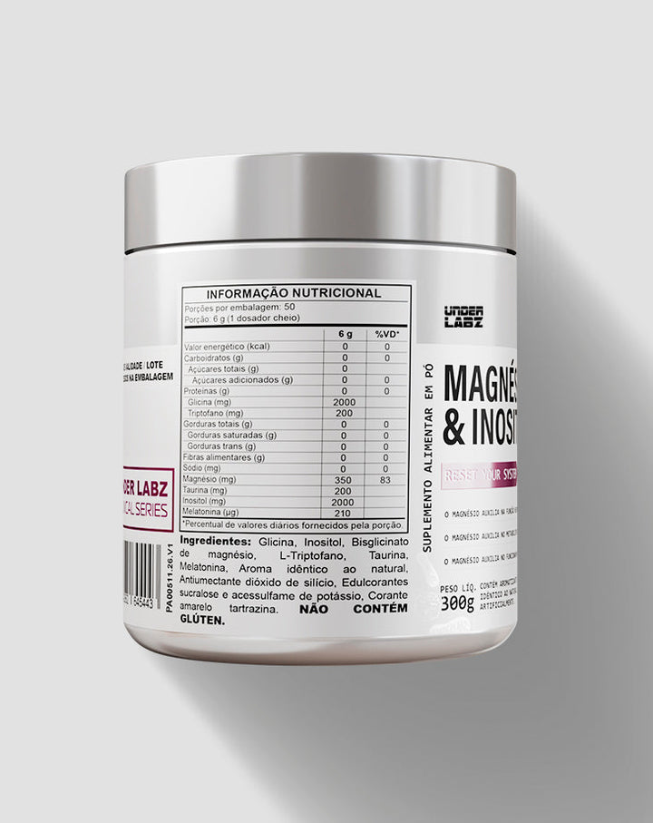 MAGNESIO INOSITOL 300G  | Under Labz – Loja Oficial