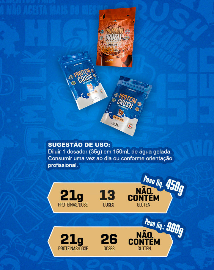 PROTEIN CRUSH 450G  | Under Labz – Loja Oficial