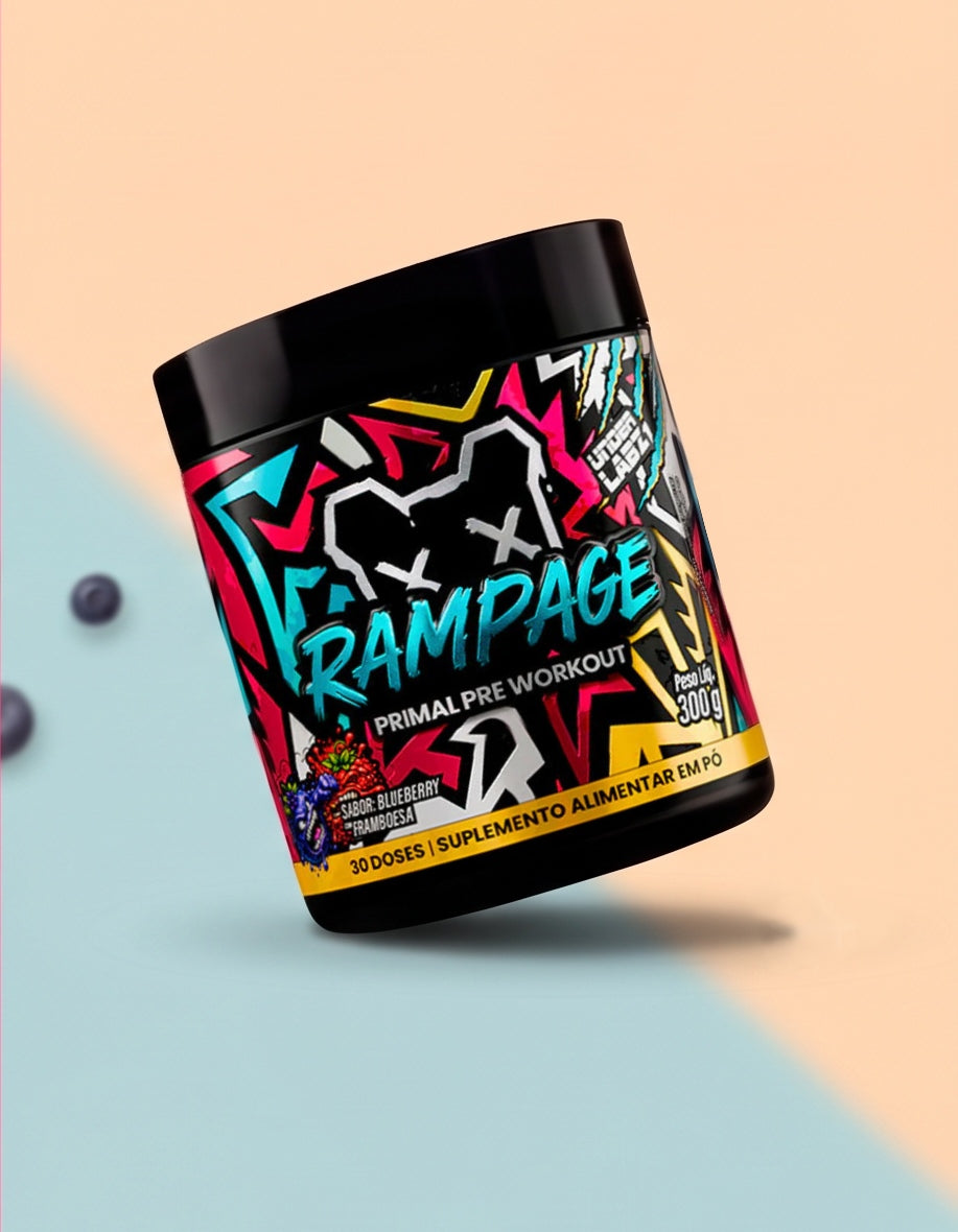 Estilo de vida RAMPAGE BLUEBERRY COM FRAMBOESA 300g