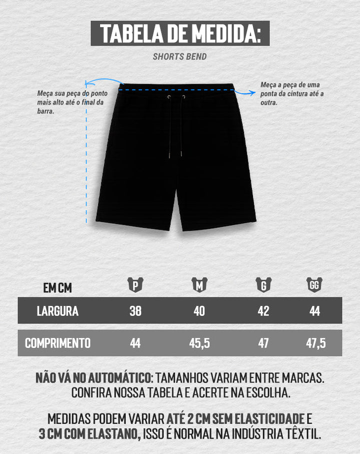 SHORTS MASCULINO BEND - Loja Oficial Under Labz