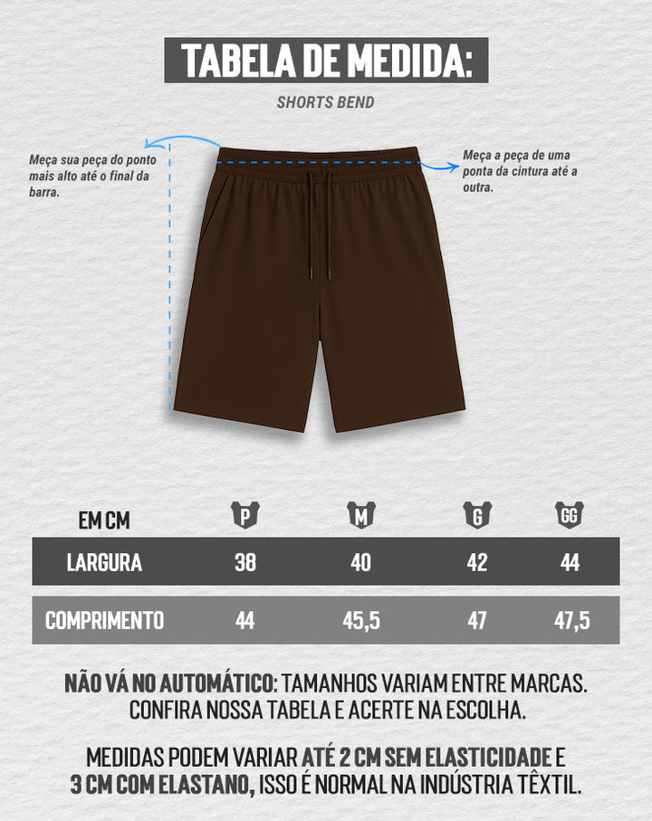 SHORTS MASCULINO BEND - Loja Oficial Under Labz