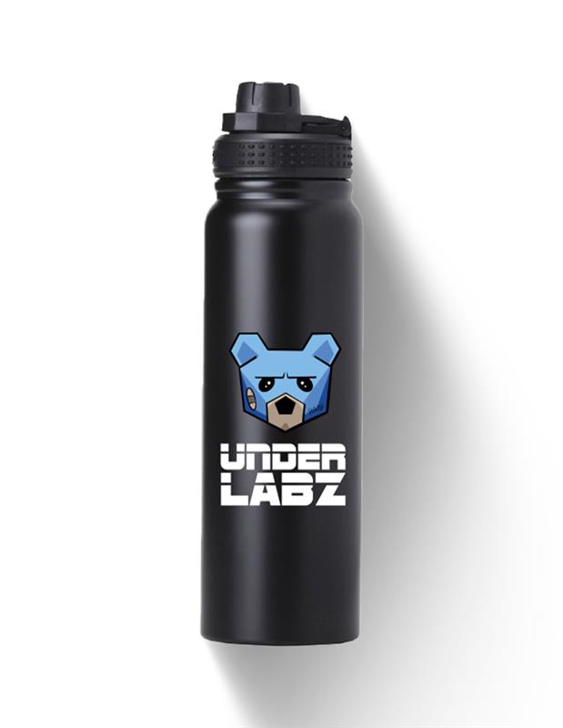 GARRAFA TÉRMICA PREMIUM UNDER LABZ PRETA
