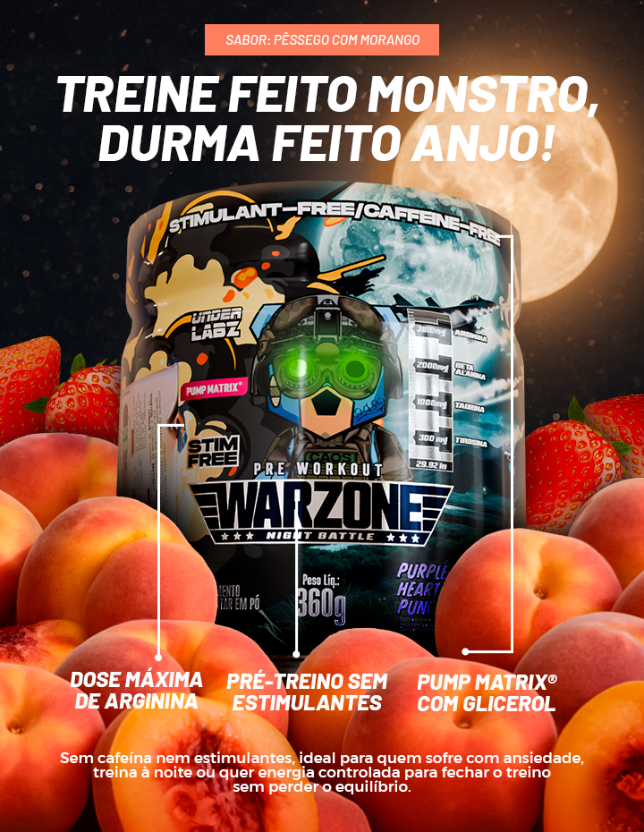 WARZONE NIGHT BATTLE 360g - Loja Oficial Under Labz