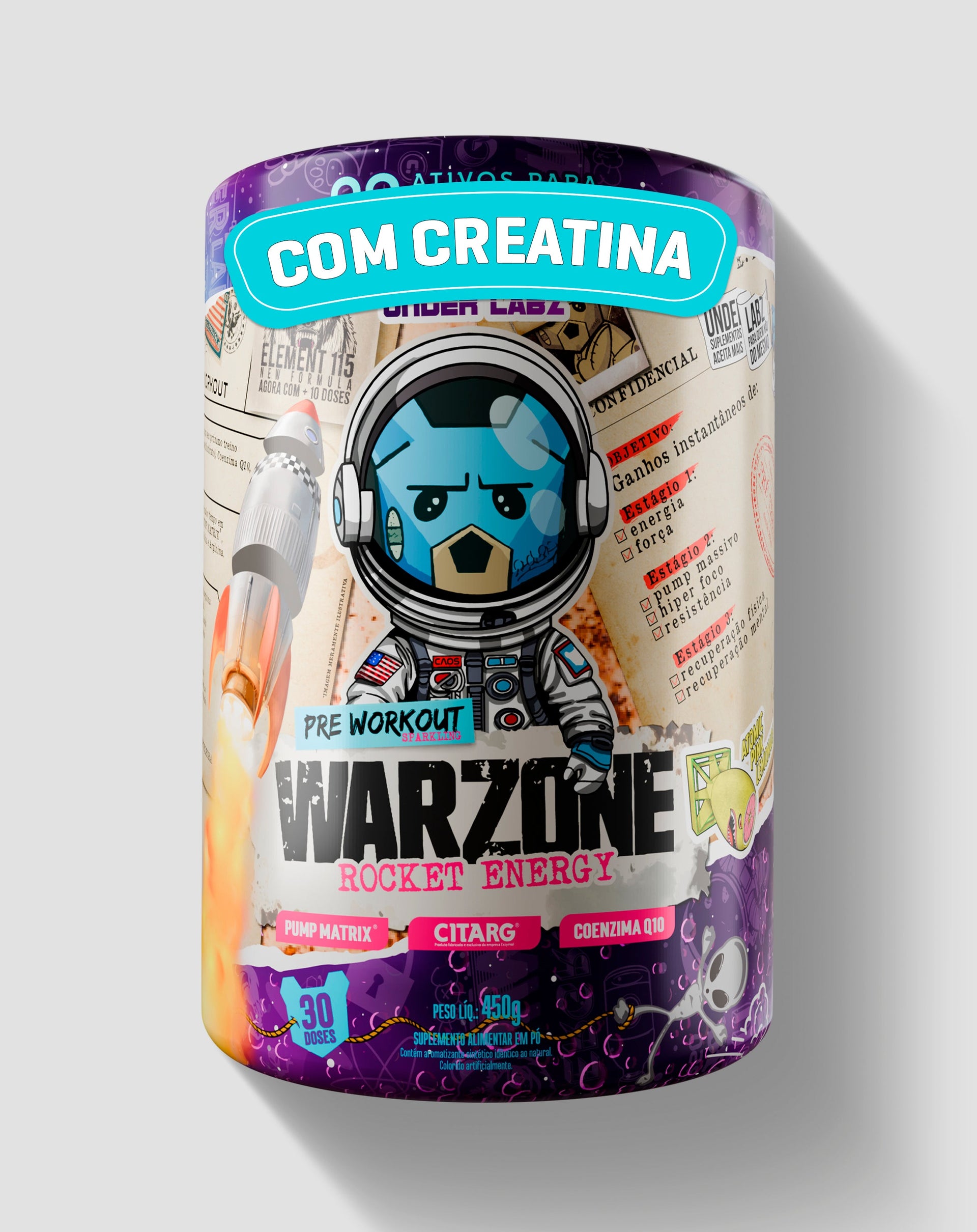 WARZONE ROCKET ENERGY 450g - LOJA  | Under Labz – Loja Oficial
