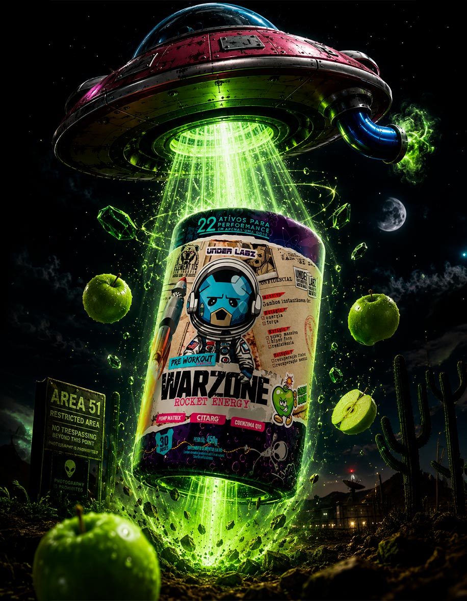 WARZONE ROCKET ENERGY GREEN BOMB 450g