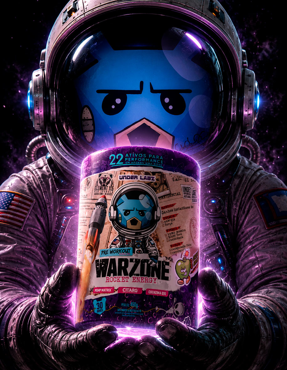 Estilo de vida WARZONE ROCKET ENERGY GREEN BOMB 450g