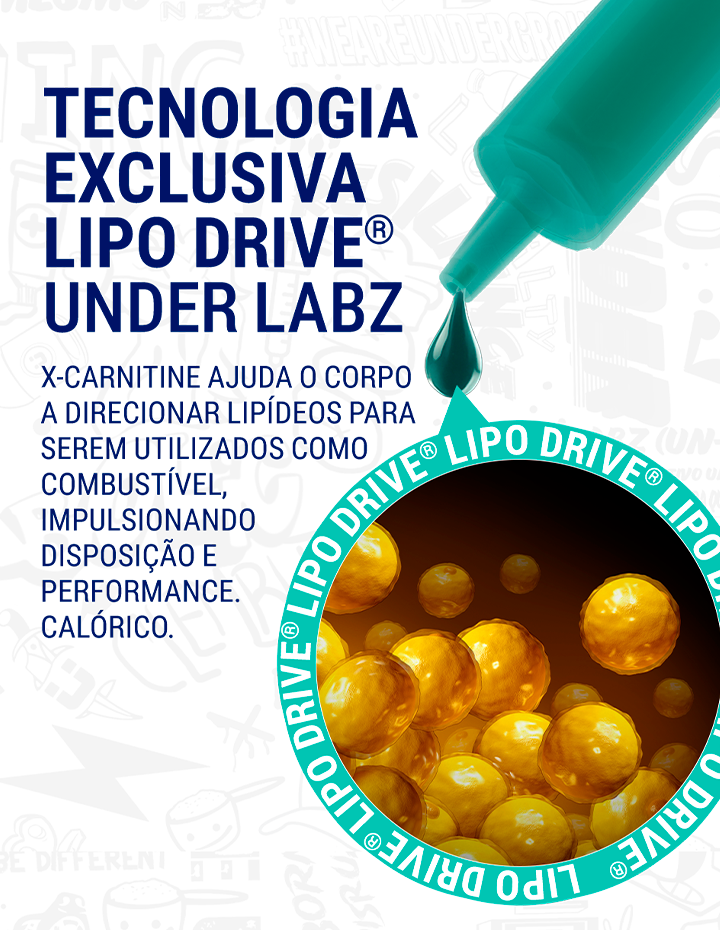 X-CARNITINE LIPO-DRIVE BORNTODISRUPT 480ML - Loja Oficial Under Labz