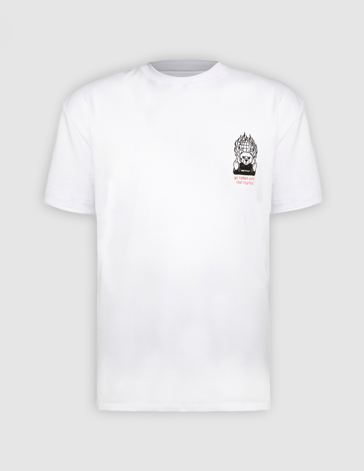 CAMISETA MASCULINA OVERSIZED DIMETHYLEX BRANCO
