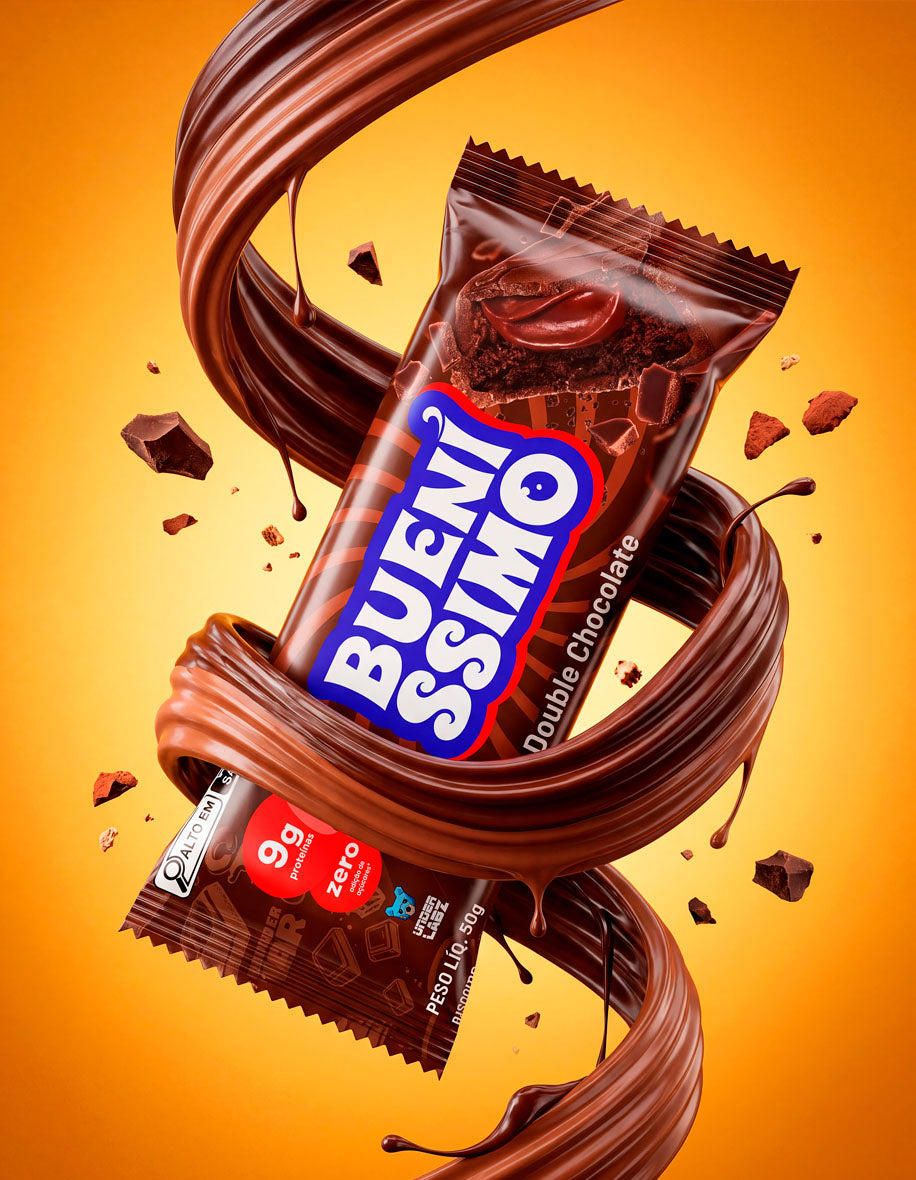 Estilo de vida Baked Bar Bueníssimo Chocolate Duo com 12 unidades